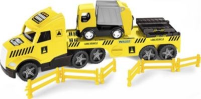 Wader Magic Truck Technic Abschleppwagen mit Muellwagen Эвакуатор Magic Truck Technic с мусоровозом