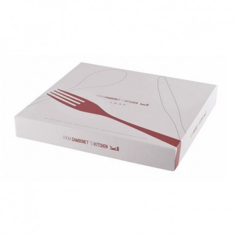 Sambonet Sambonet Leaf Edelstahl 18/10 - poliert Besteckset 24-tlg. poliert Vollheft / Monoblock Sambonet Leaf нержавеющая сталь 18/10 - полированный набор столовых приборов 24 предм. полированная цельная ручка / моноблок