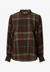 Tommy Hilfiger Blouse khaki aubergine блузка баклажан цвета хаки