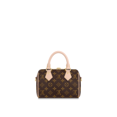 Louis Vuitton Кожаная сумка SPEEDY 20 с ремнем через плечо