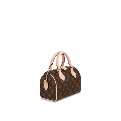 Louis Vuitton Кожаная сумка SPEEDY 20 с ремнем через плечо