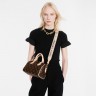 Louis Vuitton Кожаная сумка SPEEDY 20 с ремнем через плечо
