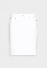 Tommy Hilfiger ROME SHORT SKIRT Denim skirt optic white КОРОТКАЯ ЮБКА ROME Джинсовая юбка оптический белый