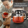 T24 T24 Wasserkocher Glasteekanne mit Edelstahl Teesieb  Uberhitzungsschutz, 1700 ml, 1700 ml  Чайник T24 стеклянный заварочный чайник с ситечком из нержавеющей стали с защитой от перегрева, 1700 мл, 1700 мл