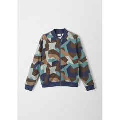 s.Oliver Sweatjacke mit Alloverprint Sweatblazer fur Jungen Толстовка с спортивным блейзером с принтом по всей поверхности для мальчиков