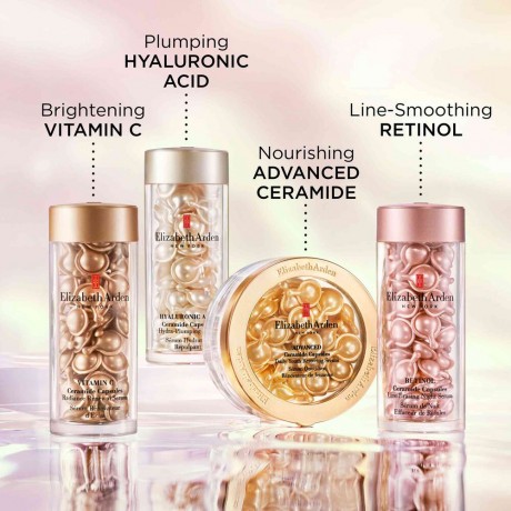 Elizabeth Arden Ceramide Capsules Radiance Renewal Serum Vitamin C, Элизабет Арден Капсулы с сывороткой с витамином С и церамидами  для сияния кожи, 30 шт.