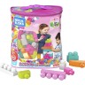 Mattel Mega Bloks Bausteine-Beutel pink (60 Teile) Мешок для строительных блоков Mega Bloks розовый (60 шт.)