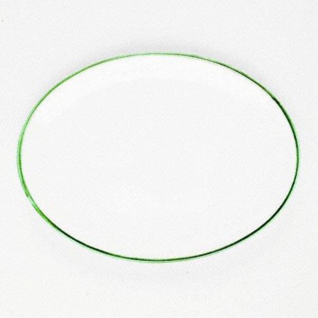 Gmundner Keramik Gmundner Keramik Gruner Rand Platte oval 28 cm Gmundner Ceramics Gr?ner Rand Блюдо овальное 28 см