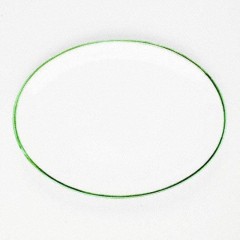 Gmundner Keramik Gmundner Keramik Gruner Rand Platte oval 28 cm Gmundner Ceramics Gr?ner Rand Блюдо овальное 28 см