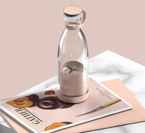 Aoucheni Aoucheni Smoothie-Maker Blender Smoothie Makers,350ml mit USB-Ladegerat, 20000r/min, 304 sus, leicht zu tragen, Anti-False-Touch Aoucheni Smoothie Maker Blender Smoothie Makers, 350 мл с зарядным устройством USB, 20000 об/мин, 304 sus, легко нос