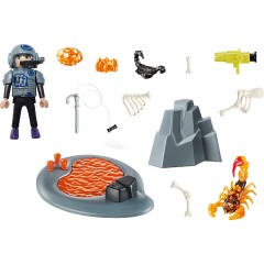 PLAYMOBIL PLAYMOBIL 70909 Starter Pack Kampf gegen den Feuerskorpion PLAYMOBIL 70909 Стартовый набор «Борьба с огненным скорпионом»