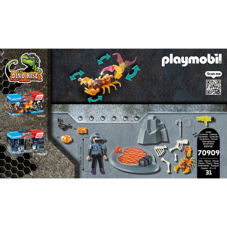 PLAYMOBIL PLAYMOBIL 70909 Starter Pack Kampf gegen den Feuerskorpion PLAYMOBIL 70909 Стартовый набор «Борьба с огненным скорпионом»