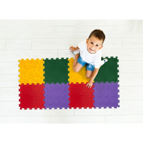 ACHOKA Orthopadische Sensomotorik Fussmassagematte fur Kinder (3er-Set) Детский ортопедический коврик для сенсомоторного массажа стоп (3 шт.)