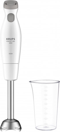 Krups Krups Stabmixer HZ4511 Perfect Mix 4000, 450 W, Purierstab, 2 Geschwindigkeiten, Edelstahlfuss, 2 Zelkrom Klingen Ручной блендер Krups HZ4511 Perfect Mix 4000, 450 Вт, очищающий стержень, 2 скорости, основание из нержавеющей стали, 2 лезвия Zelkrom