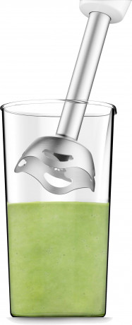 Krups Krups Stabmixer HZ4511 Perfect Mix 4000, 450 W, Purierstab, 2 Geschwindigkeiten, Edelstahlfuss, 2 Zelkrom Klingen Ручной блендер Krups HZ4511 Perfect Mix 4000, 450 Вт, очищающий стержень, 2 скорости, основание из нержавеющей стали, 2 лезвия Zelkrom