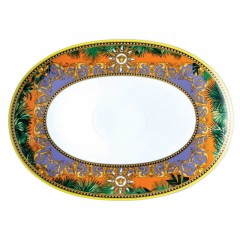 Rosenthal meets Versace Rosenthal Versace Jungle Animalier Platte L: 38 cm Тарелка Rosenthal Versace Jungle Animalier L: 38 см