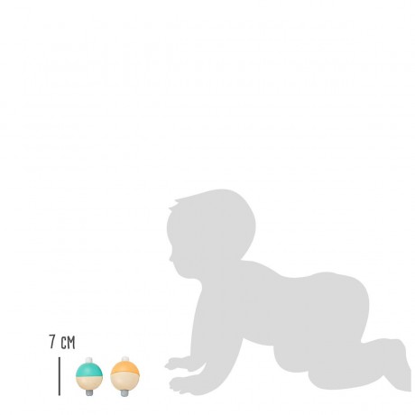 Small Foot Quietschball Pastell 2er Set Пастельный набор Squeak Ball из 2 шт.