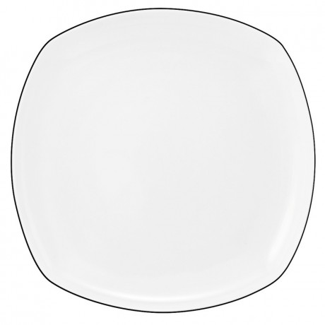 Seltmann Weiden Seltmann Weiden Lido Black Line Speiseteller eckig 26x26 cm Seltmann Weiden Lido Black Line квадратная тарелка 26x26 см