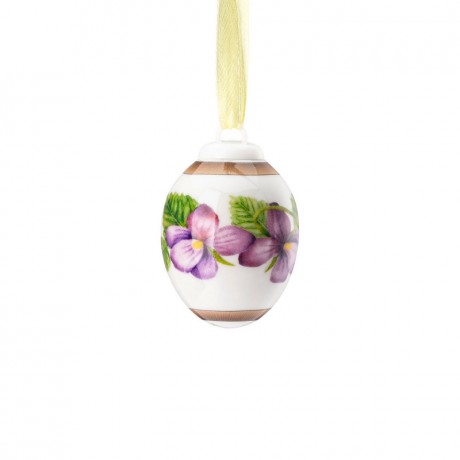 Hutschenreuther Hutschenreuther Fruhlingswiese Porzellan-Mini-Ei 'Veilchen' d: 3,4 cm / h: 5 cm Hutschenreuther Spring Meadow Porcelain Mini Egg "Violet" d: 3,4 см / высота: 5 см