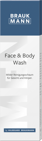 Braukmann Face & Body Wash, 200 ml, Hildegard Braukmann очищающий гель для лица и тела для нормальной и обезвоженной кожи, для мужчин, 200 мл