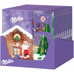 Milka 3D Bastel Adventskalender, Milka 3D Bastel творческий адвент-календарь 2026 с 25 шоколадными сюрпризами, 163 г