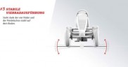BERG Elektrisch Go-Kart mit XXL-Rahmen Race GTS Grau ab 6 Jahren Электрический картинг с рамой XXL Race GTS Grey с 6 лет