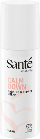 SANTE Calm Down Calming & Repair Cream, 50 ml, Санте Крем для лица Calm Down для успокаивающего и восстанавливающего ухода, 50 мл