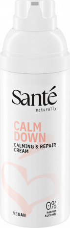 SANTE Calm Down Calming & Repair Cream, 50 ml, Санте Крем для лица Calm Down для успокаивающего и восстанавливающего ухода, 50 мл