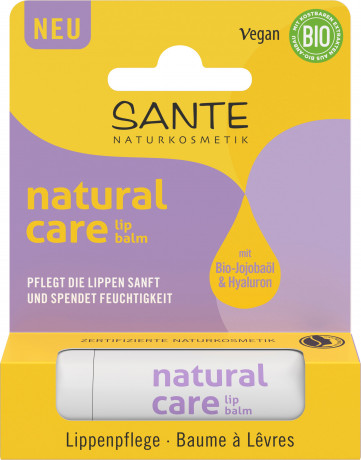 SANTE Natural Care Lip Balm, 4.6 g, Санте Бальзам Natural Care для ежедневного ухода за губами, 4,6 г