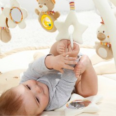 Fehn Spielbogen mit 3-D-Activity-Decke Teddy Rainbow Игровая арка с 3D-одеялом Teddy Rainbow