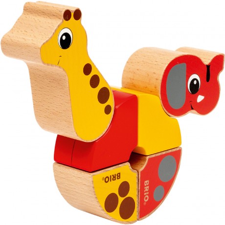 BRIO Magnet-Tiere Elefant und Giraffe Магнит животные слон и жираф