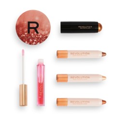 REVOLUTION Get The Look: Glowy Glam  Получите взгляд: блестящий глэм