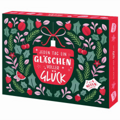 GLÜCK Fruchtaufstriche Adventskalender 2026 Jeden Tag ein Gläschen voller Glück, Адвент-календарь 2026 GLÜCK с 24 баночками фруктовых намазок по 28 г, 672 г