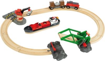 BRIO Container Hafen Set Набор контейнерных портов