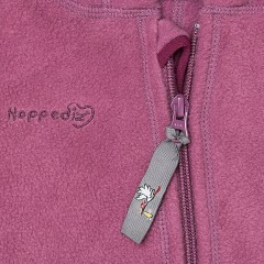 Hoppediz Overall aus Fleece Babyeinteiler beere Комбинезон из флиса детский цельнокроеный ягодка