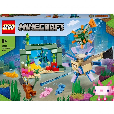 LEGO Minecraft 21180 Das W achterduell ЛЕГО Битва со стражем