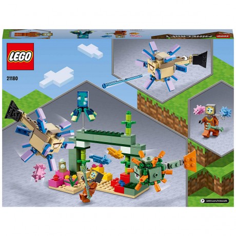 LEGO Minecraft 21180 Das W achterduell ЛЕГО Битва со стражем