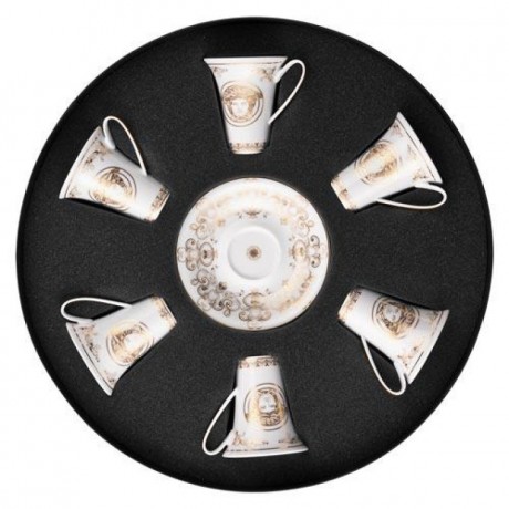 Rosenthal meets Versace Rosenthal Versace Medusa Gala Set 6 Espresso-/Mokkatassen 0,09 L Rosenthal Versace Medusa Gala Set 6 чашек для эспрессо/мокко 0,09 л