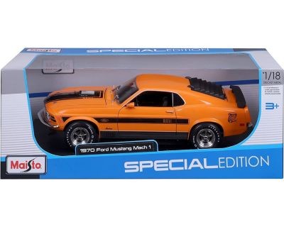 Maisto Modellauto Ford Mustang Mach 1 70 (orange Модель автомобиля Ford Mustang Mach 1 70 (оранжевый