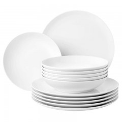 Seltmann Weiden Seltmann Weiden Liberty Weiss Speise-Set 12-tlg. Seltmann Weiden Liberty White столовый сервиз из 12 предметов.