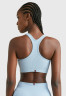 Tommy Hilfiger SPORT SEAMLESS RACERBACK Medium support sports bra vessel blue SPORT SEAMLESS RACERBACK Спортивный бюстгальтер со средней поддержкой сосуд синий