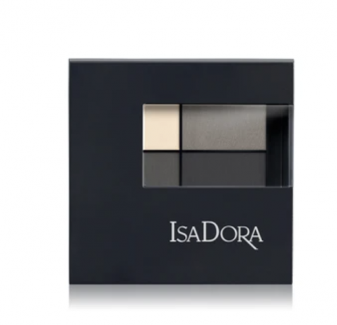 Палетка теней для век IsaDora Eyeshadow Quartet Lidschatten Nr. 03 - Smoky Eyes