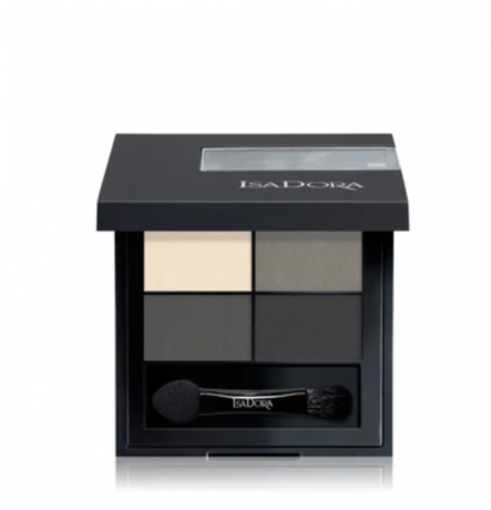 Палетка теней для век IsaDora Eyeshadow Quartet Lidschatten Nr. 03 - Smoky Eyes