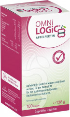 OMNi-LOGiC Apfelpektin 180st, Яблочный пектин в капсулах, пребиотик для кишечника, микрофлоры, пищеварения и контроля веса, 180 капсул