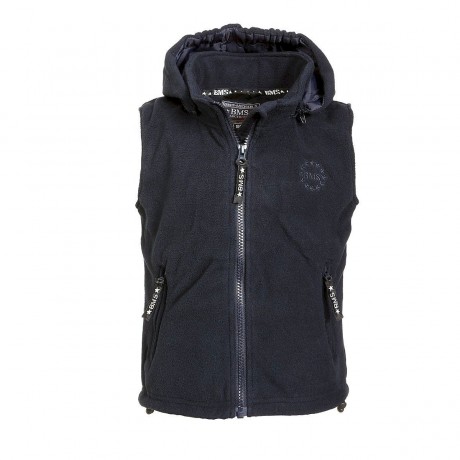 BMS Bernd Michael Schroder Sailing Wear Fleeceweste mit Kapuze und Windstopp Fleecewesten fur Kinder Флисовый жилет с капюшоном и защитой от ветра Детский флисовый жилет