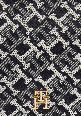 Tommy Hilfiger ICONIC SHOULDER Handbag denim ICONIC SHOULDER Сумочка джинсовая ткань