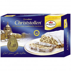 Рождественский Подарок Dr. Quendt Echter Dresdner Christstollen 3stk, 1 кг x 3 штуки (3кг)