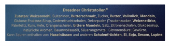 Dr. Quendt Echter Dresdner Christstollen 3stk Набор 3 Штоллена x 1 кг в подарочной упаковке, Немецкий рождественский кекс с изюмом и орехами
