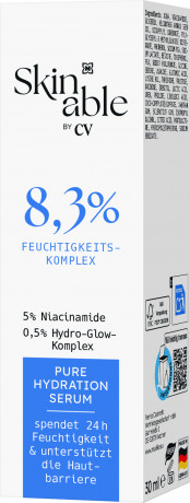 Skinable Pure Hydration Serum, 30 ml, Увлажняющая сыворотка для лица при стянутости и мелких линиях от сухости, 30 мл