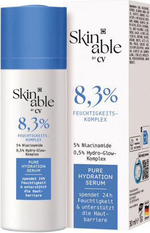 Skinable Pure Hydration Serum, 30 ml, Увлажняющая сыворотка для лица при стянутости и мелких линиях от сухости, 30 мл